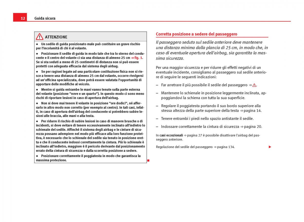 Seat Leon III 3 manuale del proprietario / page 14