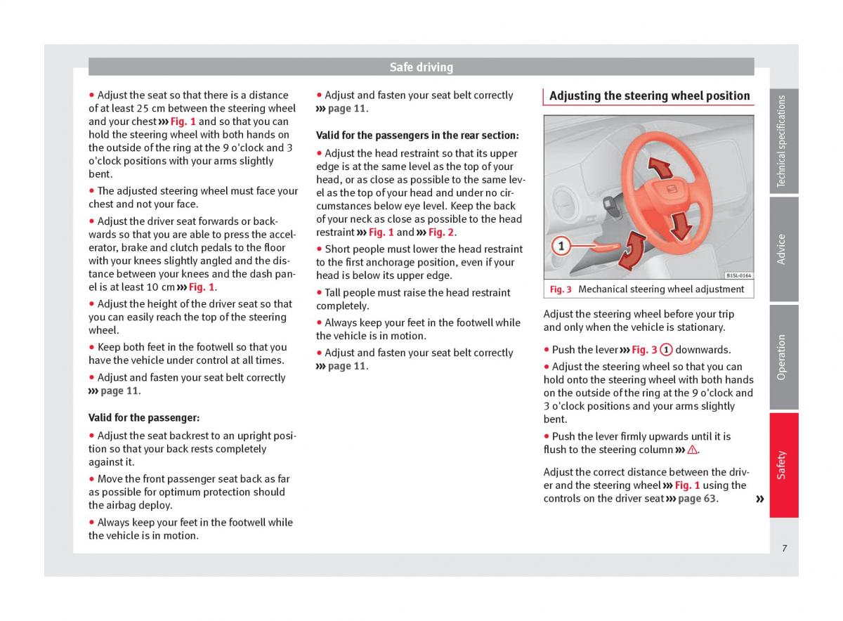 Seat Mii owners manual / page 9