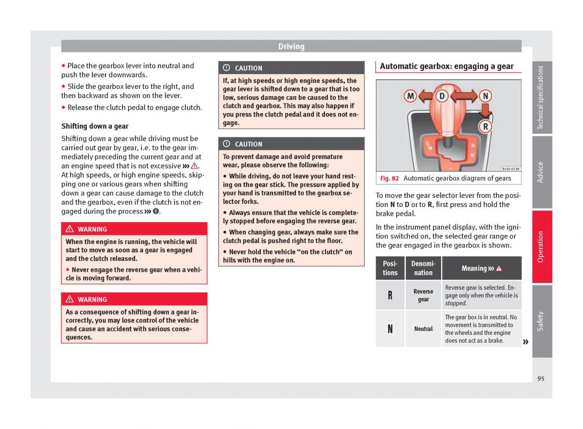 Seat Mii owners manual / page 97