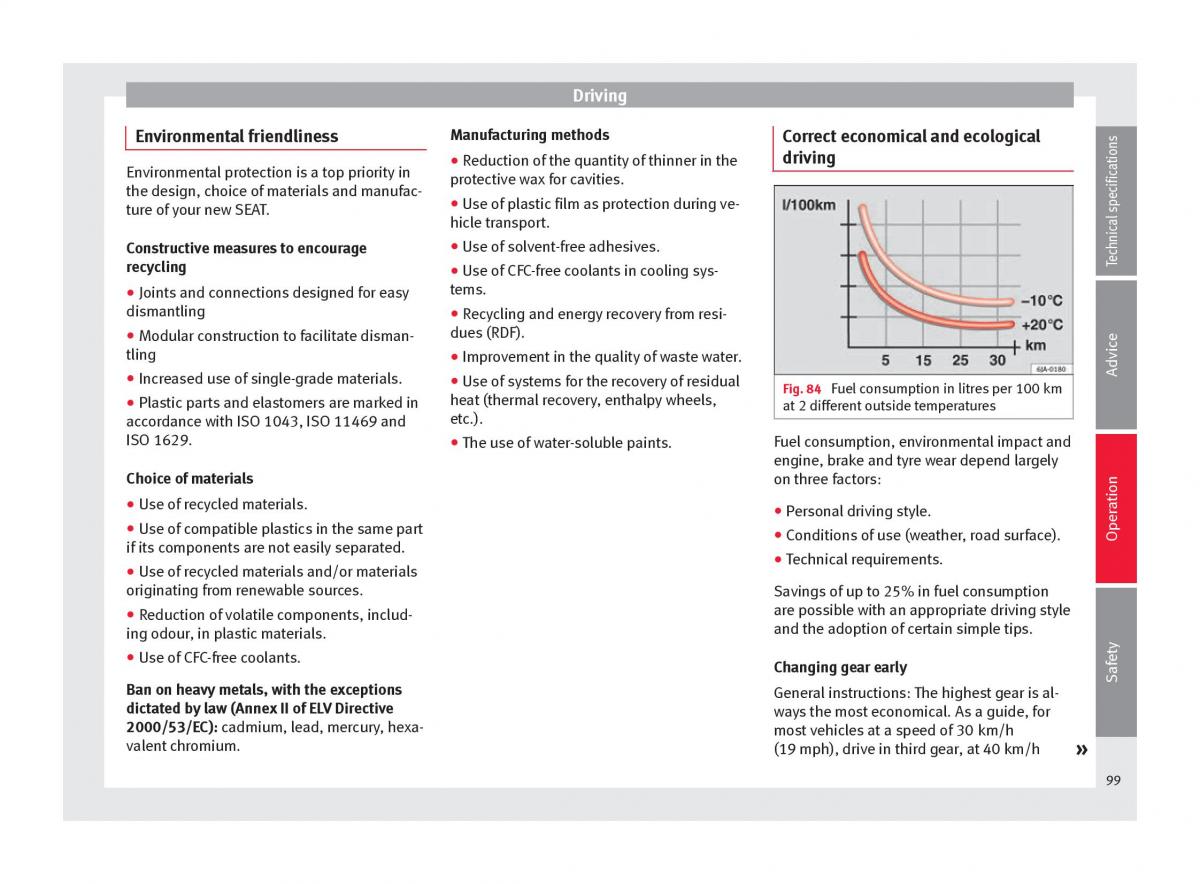 Seat Mii owners manual / page 101