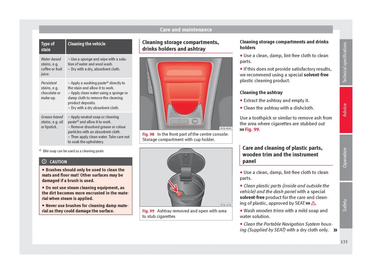 Seat Mii owners manual / page 135