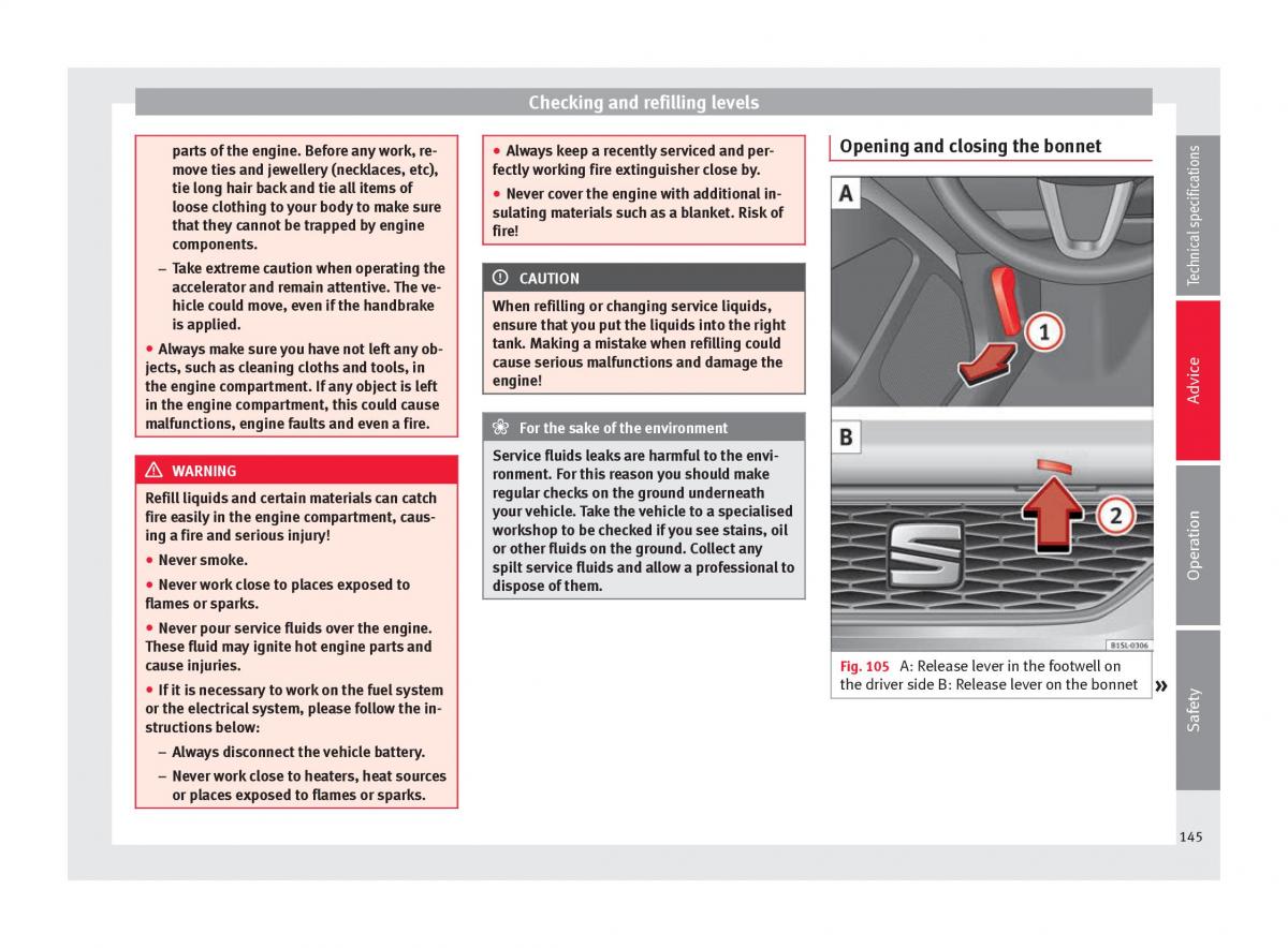 Seat Mii owners manual / page 147