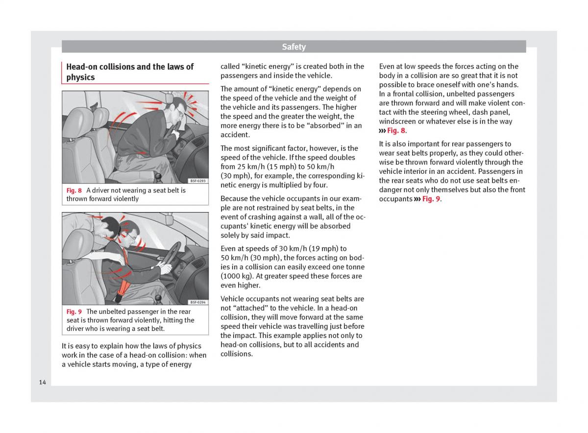 Seat Mii owners manual / page 16