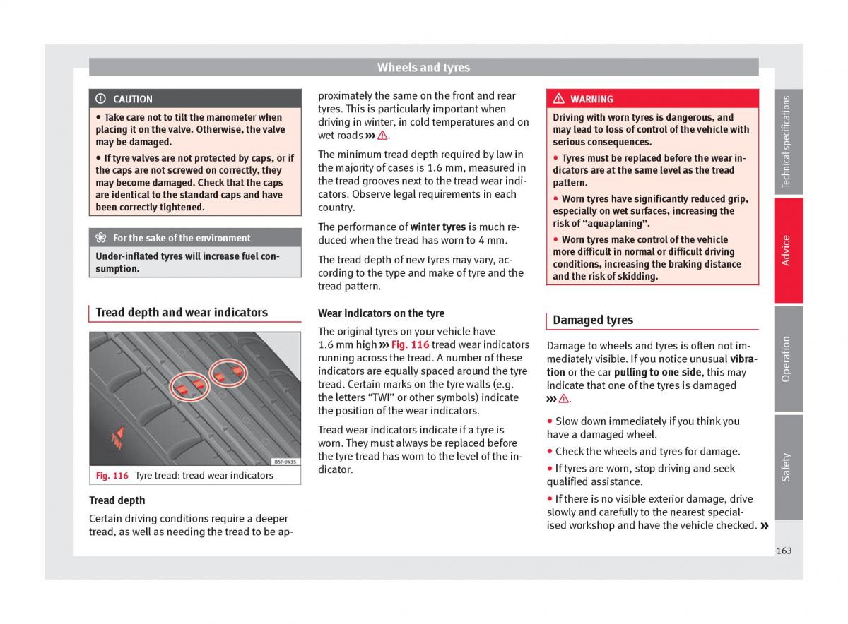 Seat Mii owners manual / page 165