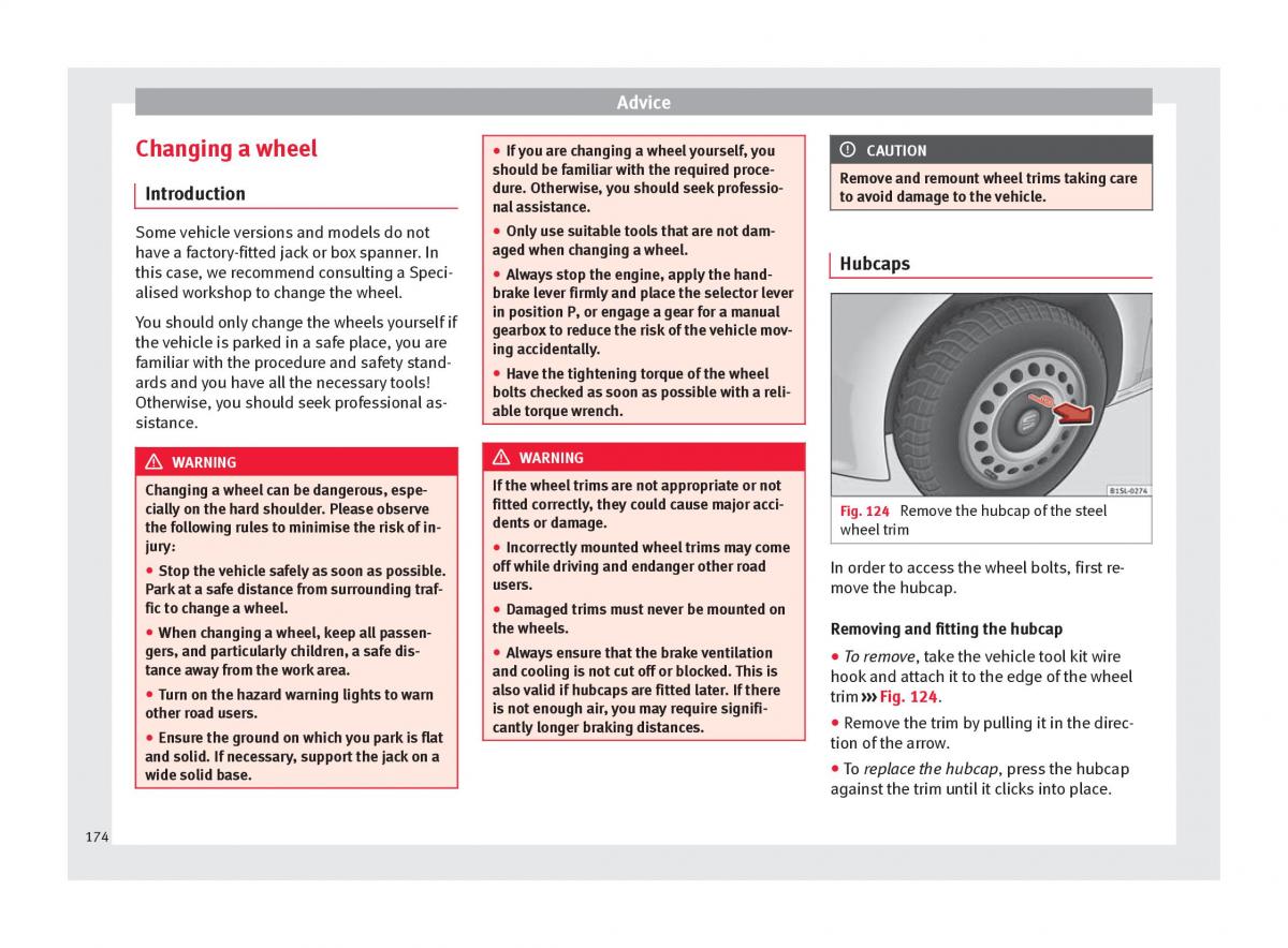 Seat Mii owners manual / page 176