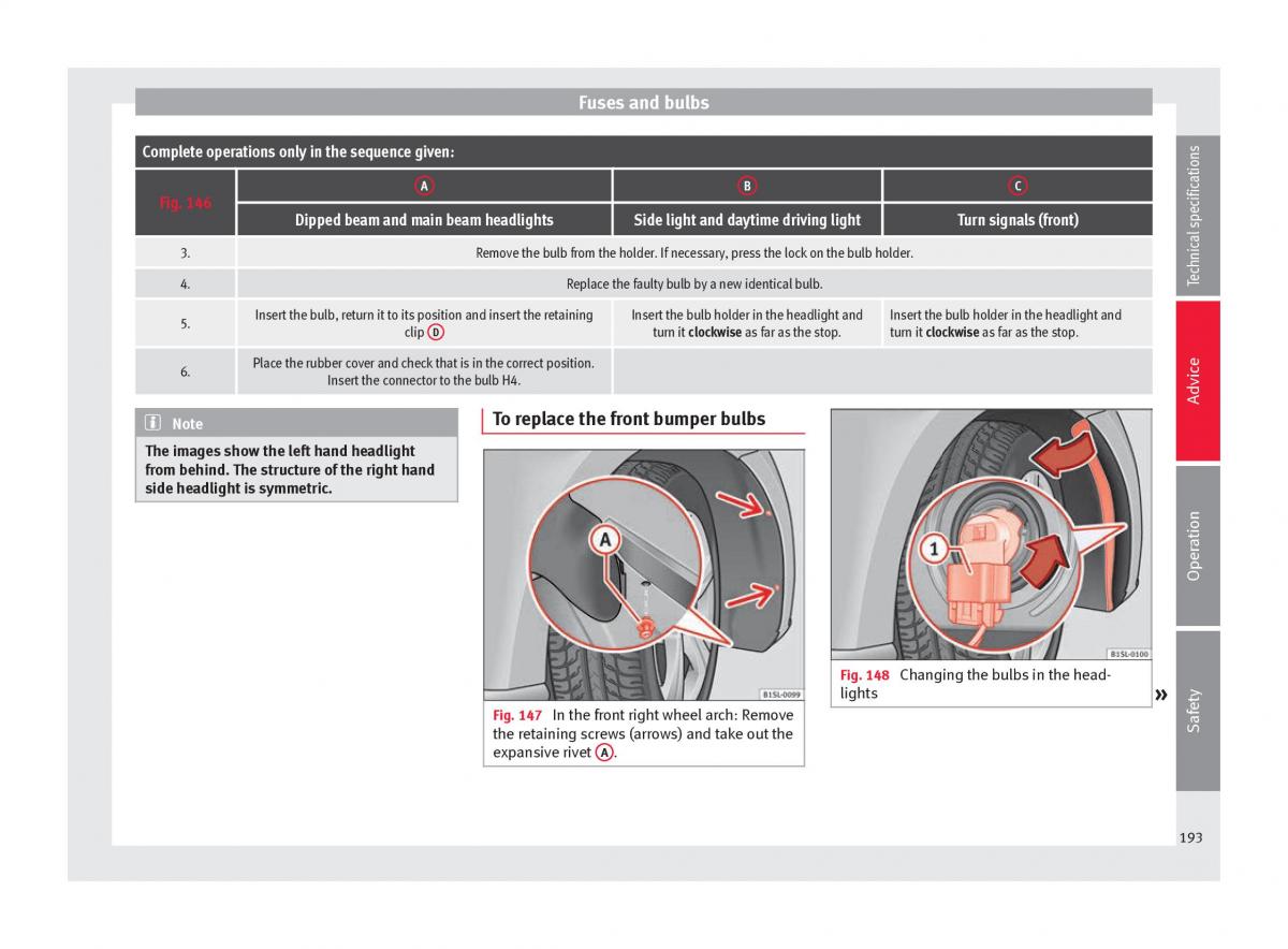 Seat Mii owners manual / page 195