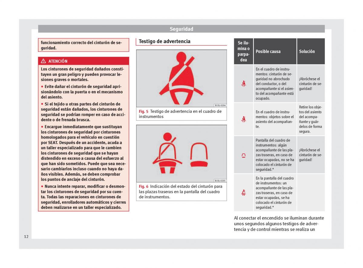 Seat Mii manual del propietario / page 14