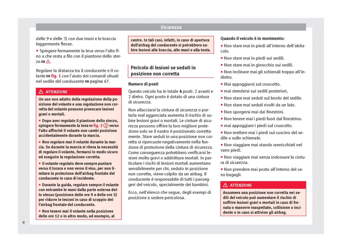 Seat Mii manuale del proprietario / page 10