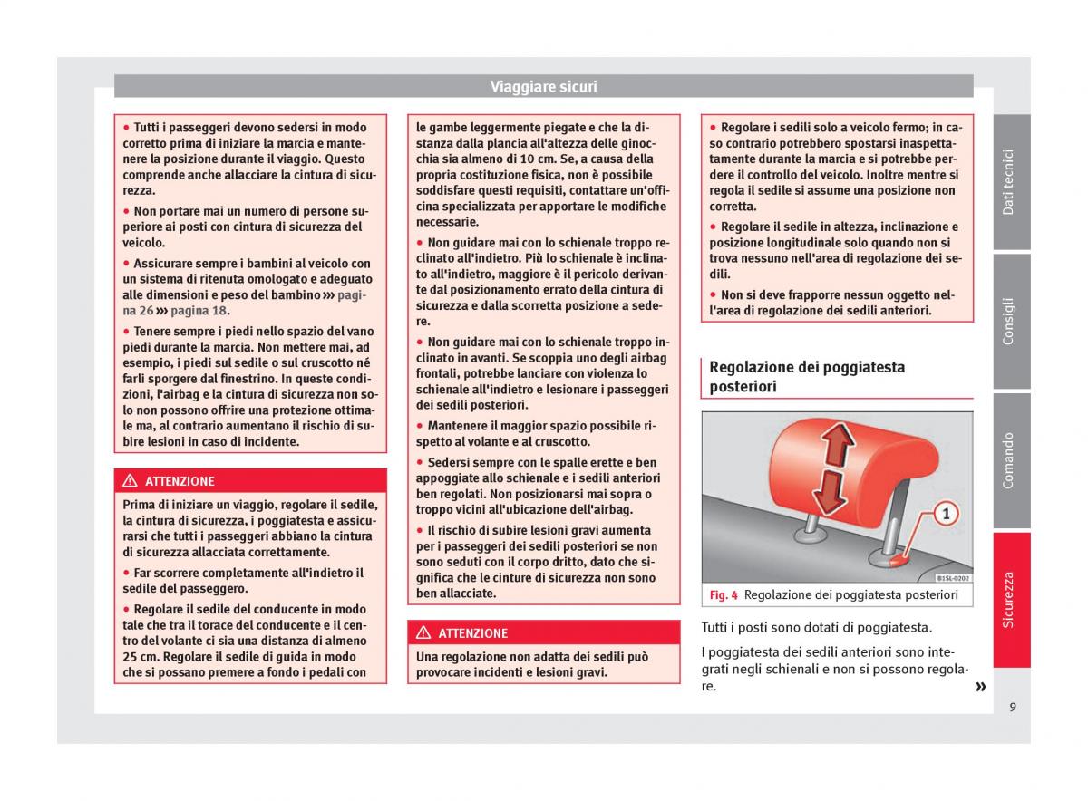 Seat Mii manuale del proprietario / page 11