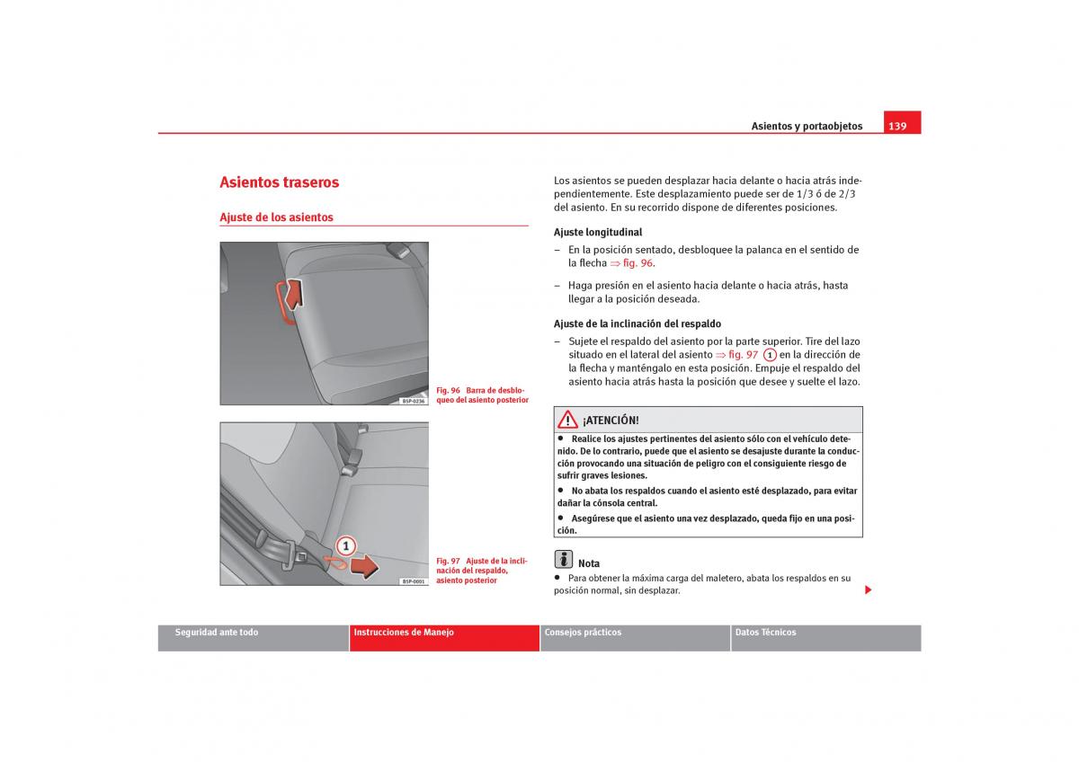 Seat Toledo III 3 manual del propietario / page 141