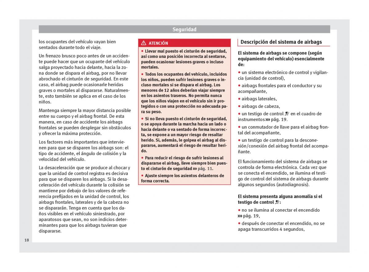 Seat Toledo IV 4 manual del propietario / page 20