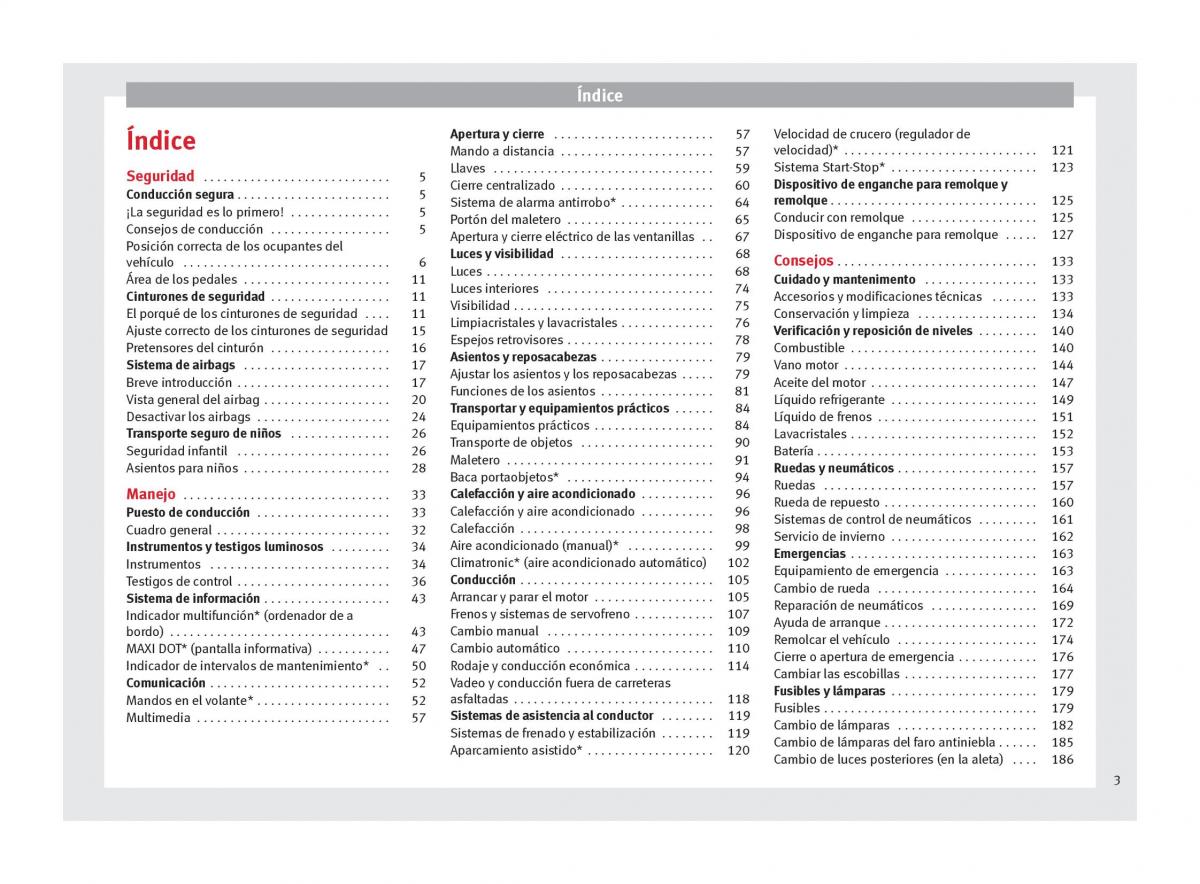 Seat Toledo IV 4 manual del propietario / page 5