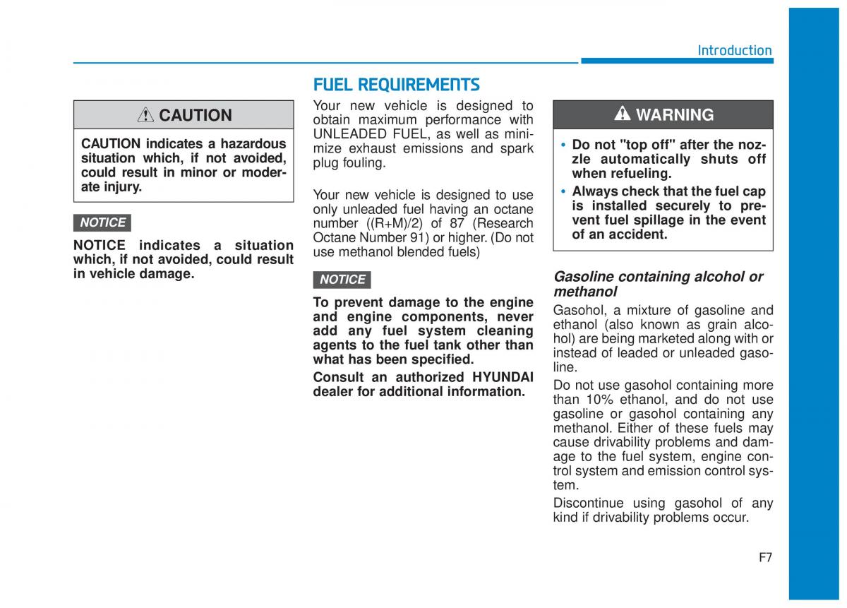 Hyundai Tucson III 3 owners manual / page 7