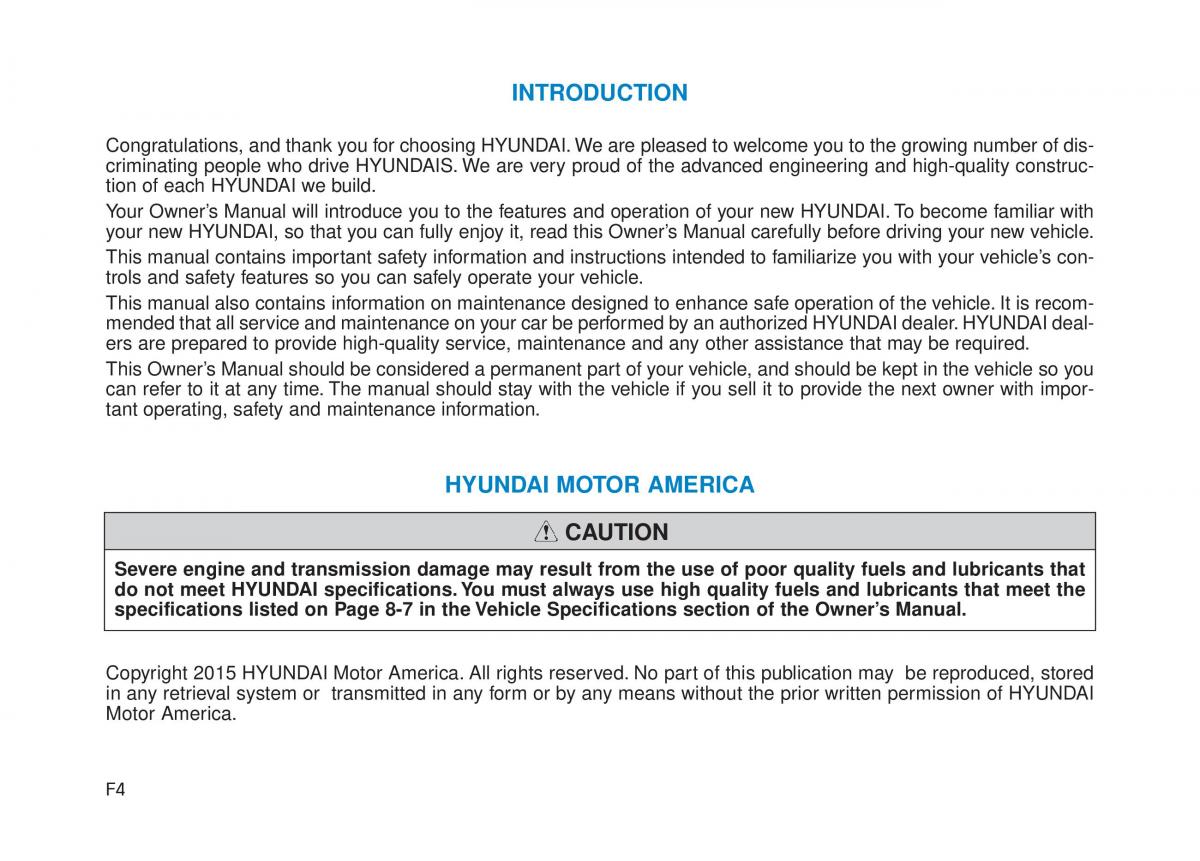 Hyundai Tucson III 3 owners manual / page 4