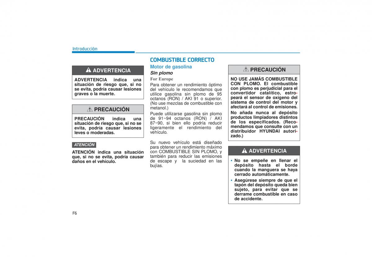 Hyundai Tucson III 3 manual del propietario / page 6