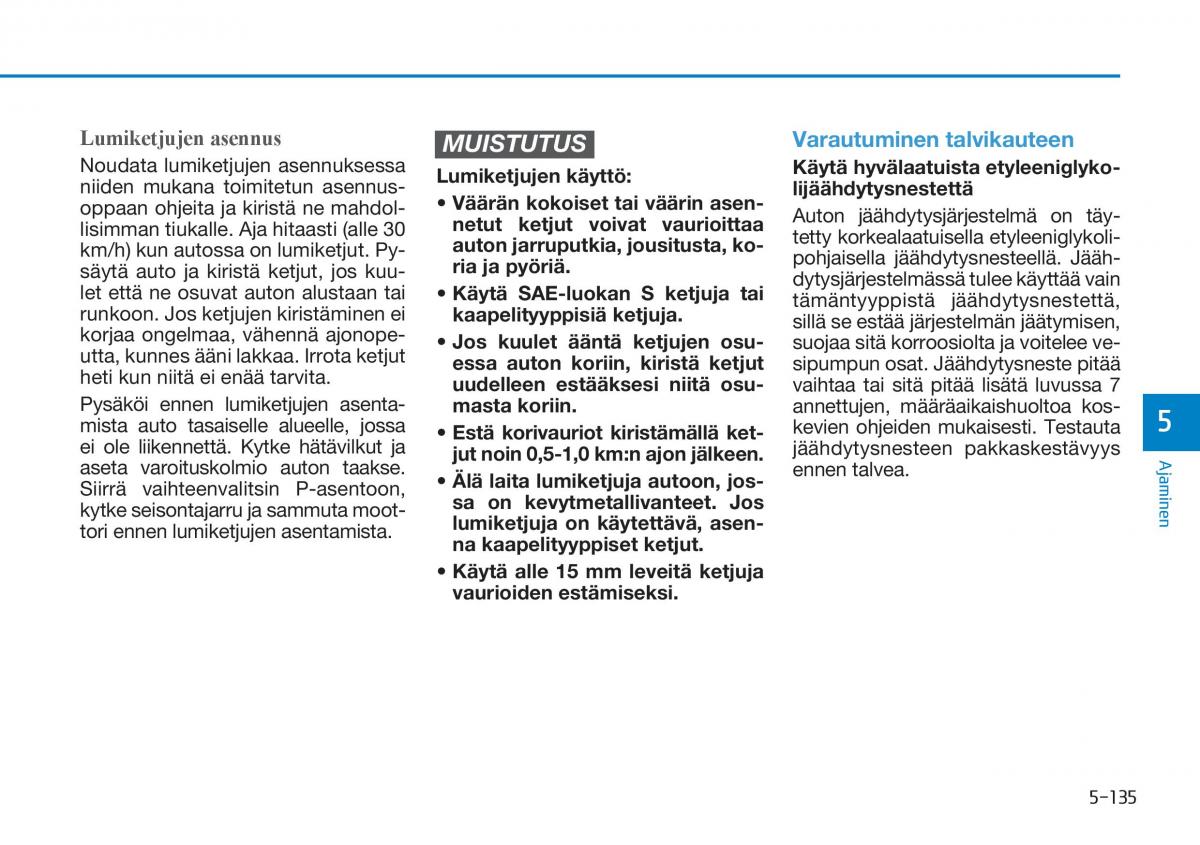Hyundai Tucson III 3 omistajan kasikirja / page 485