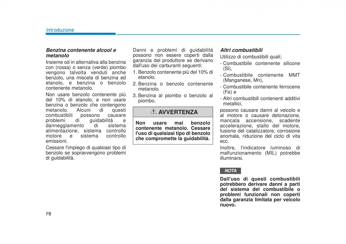 Hyundai Tucson III 3 manuale del proprietario / page 8