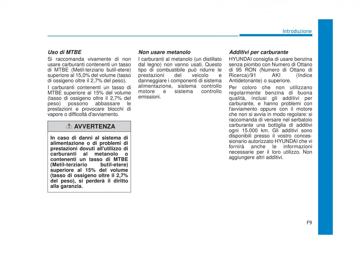 Hyundai Tucson III 3 manuale del proprietario / page 9