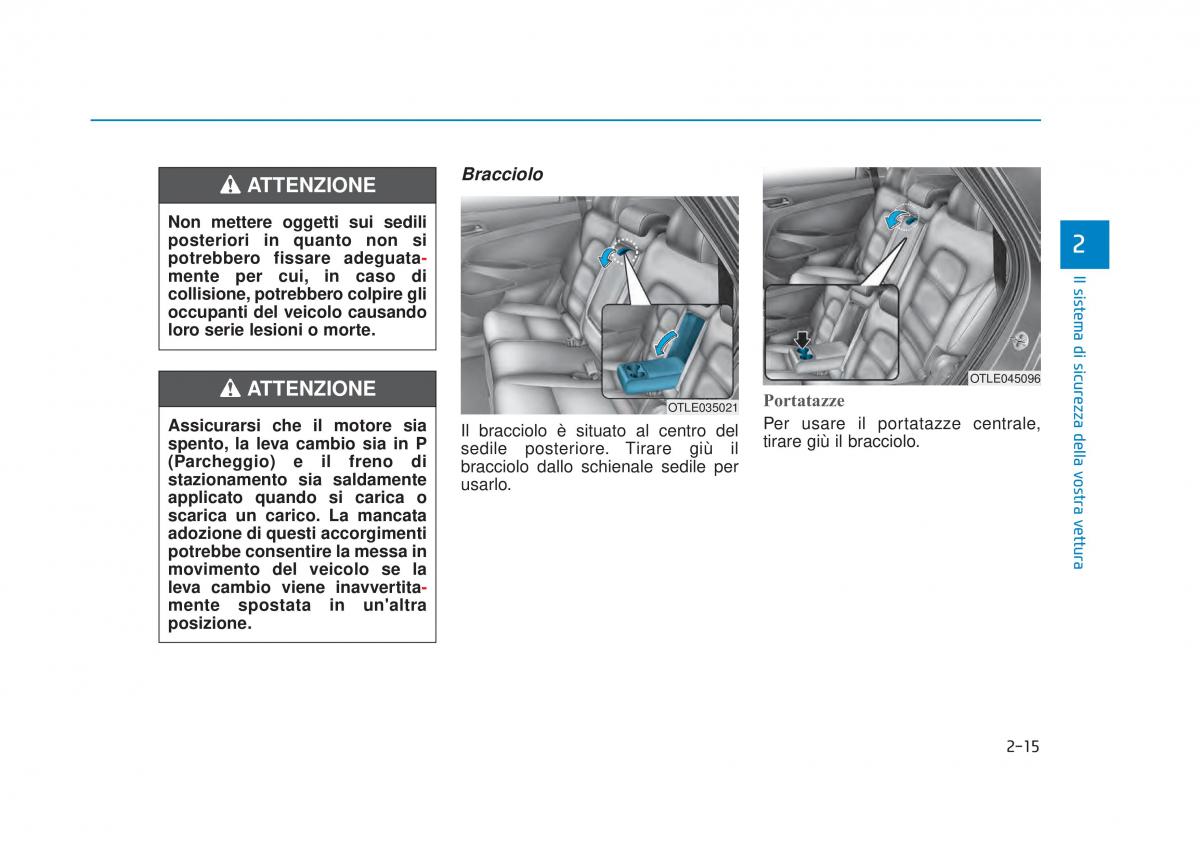 Hyundai Tucson III 3 manuale del proprietario / page 47