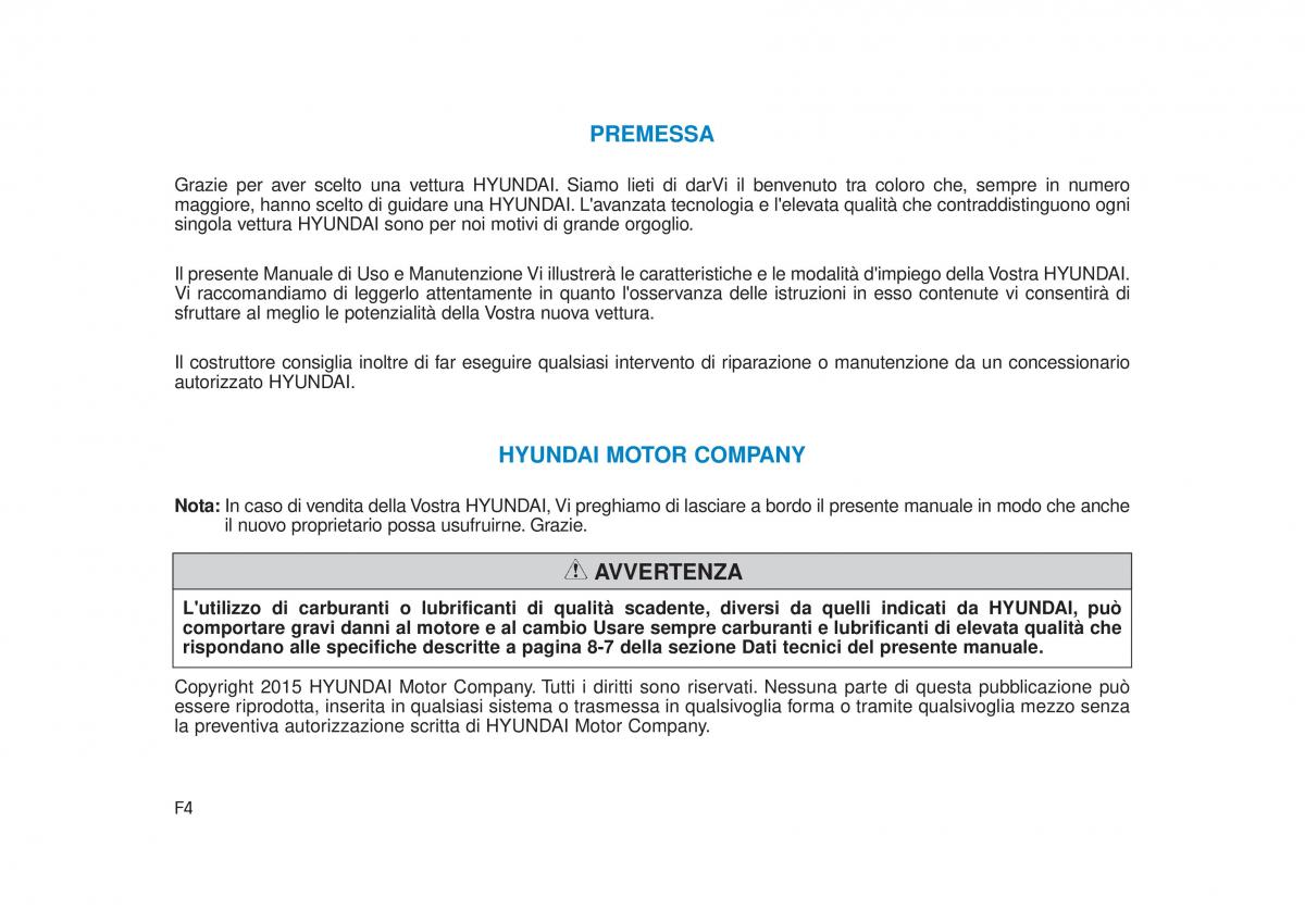 Hyundai Tucson III 3 manuale del proprietario / page 4