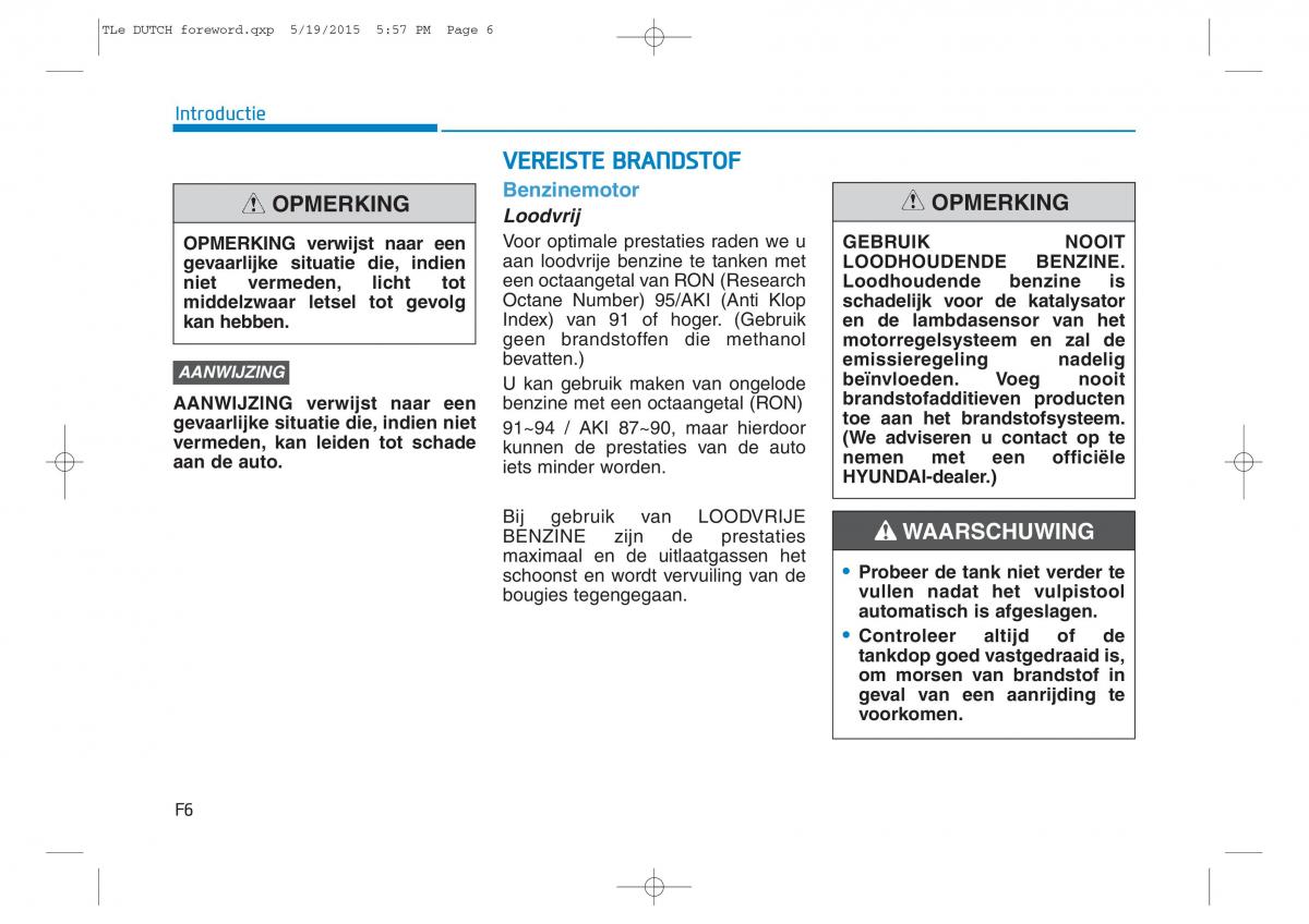 Hyundai Tucson III 3 handleiding / page 6