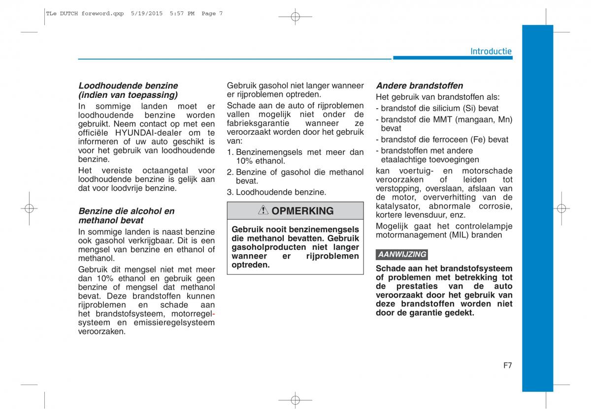 Hyundai Tucson III 3 handleiding / page 7