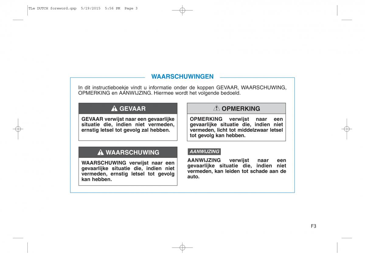 Hyundai Tucson III 3 handleiding / page 3