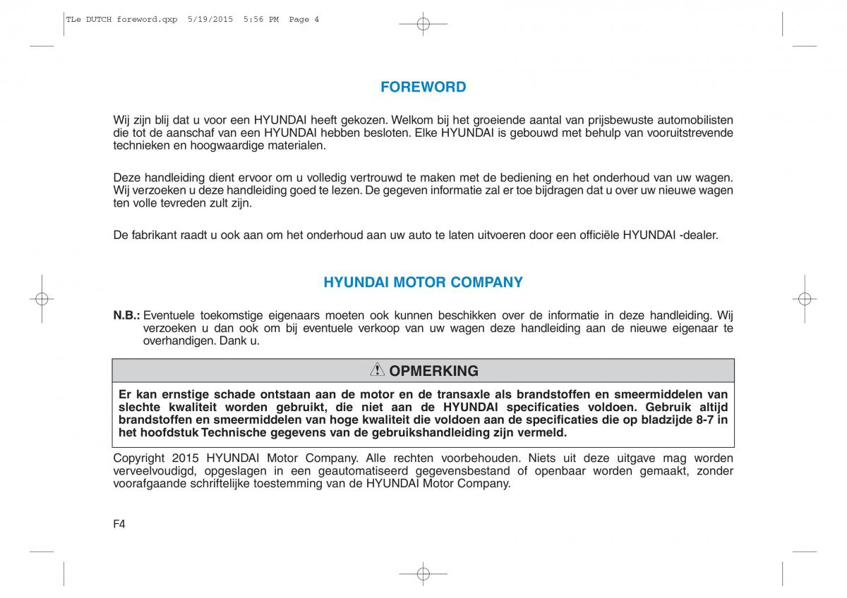 Hyundai Tucson III 3 handleiding / page 4