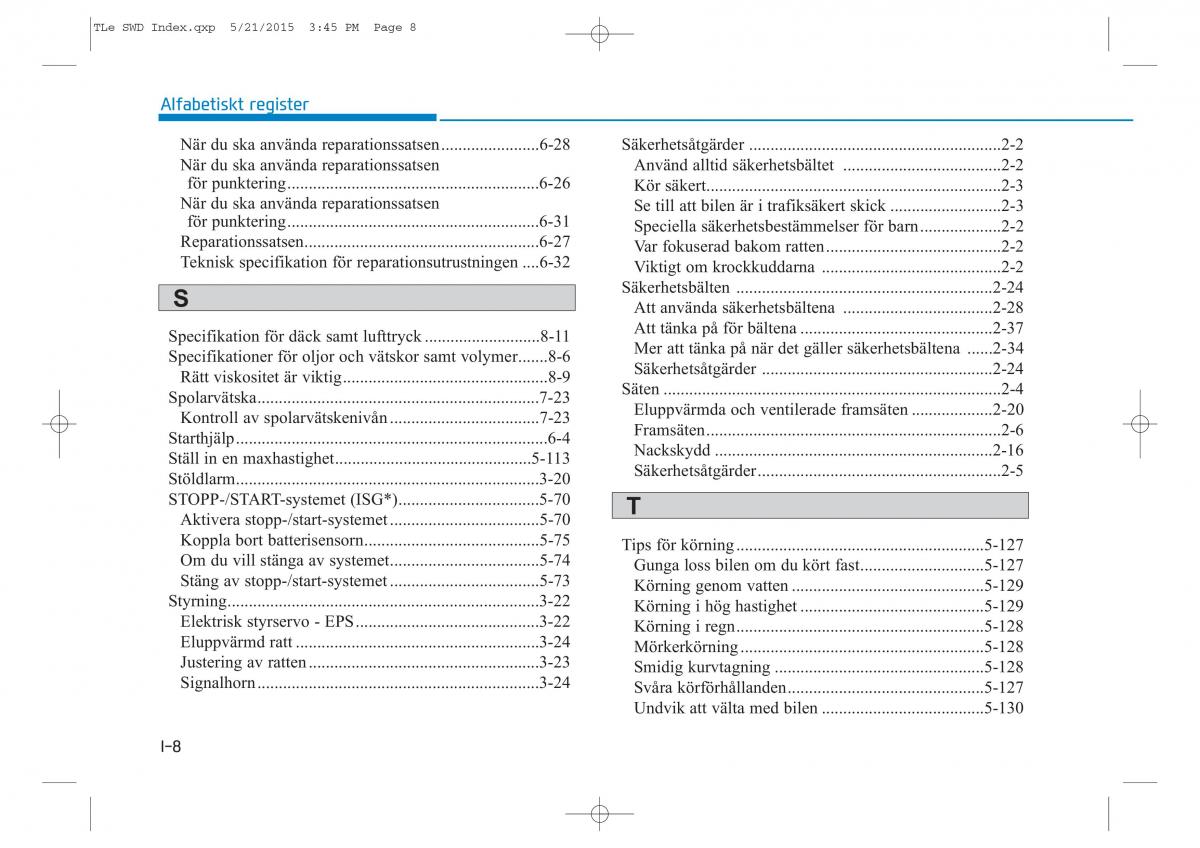 Hyundai Tucson III 3 instruktionsbok / page 626