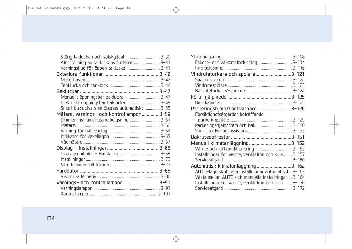 Hyundai Tucson III 3 instruktionsbok / page 14