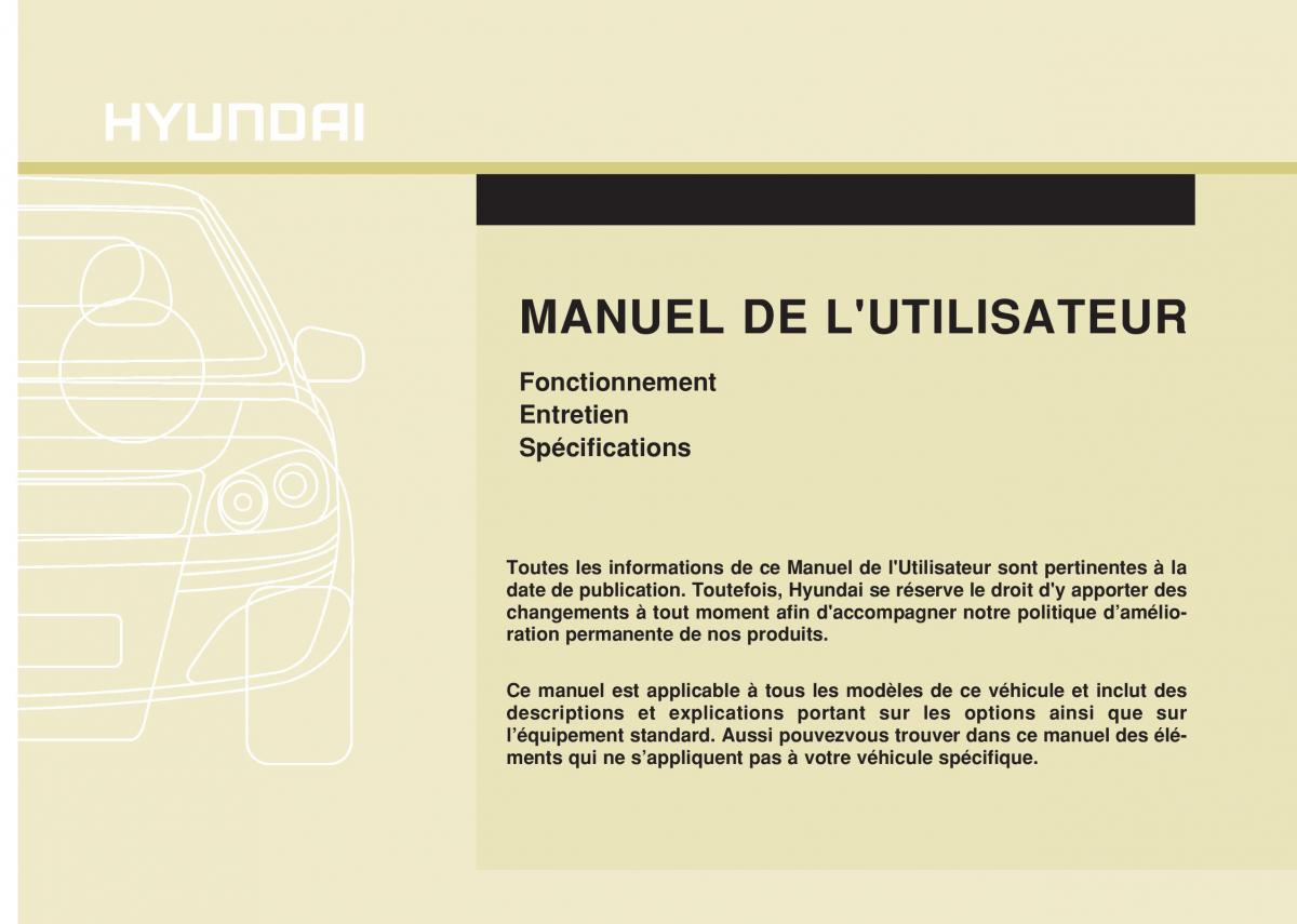 Hyundai i10 II 2 manuel du proprietaire / page 1