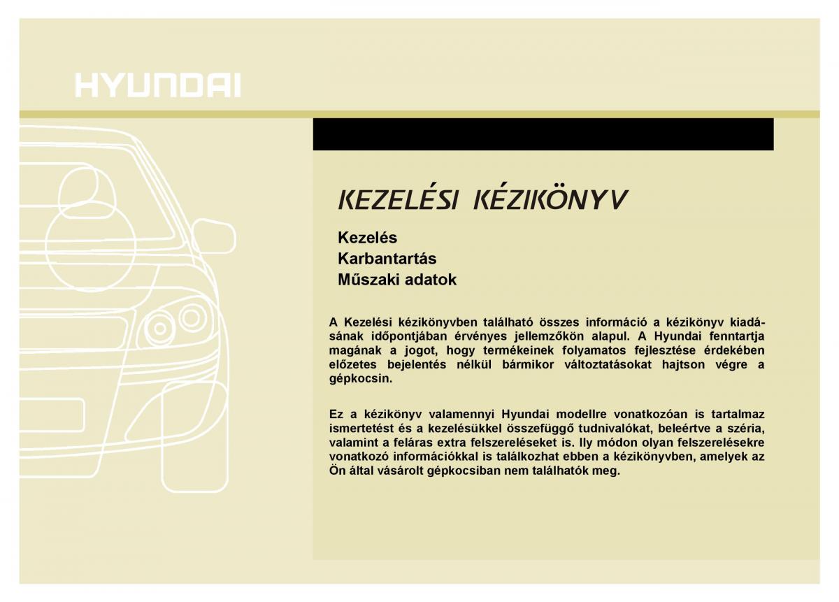 Hyundai i10 II 2 Kezelesi utmutato / page 1