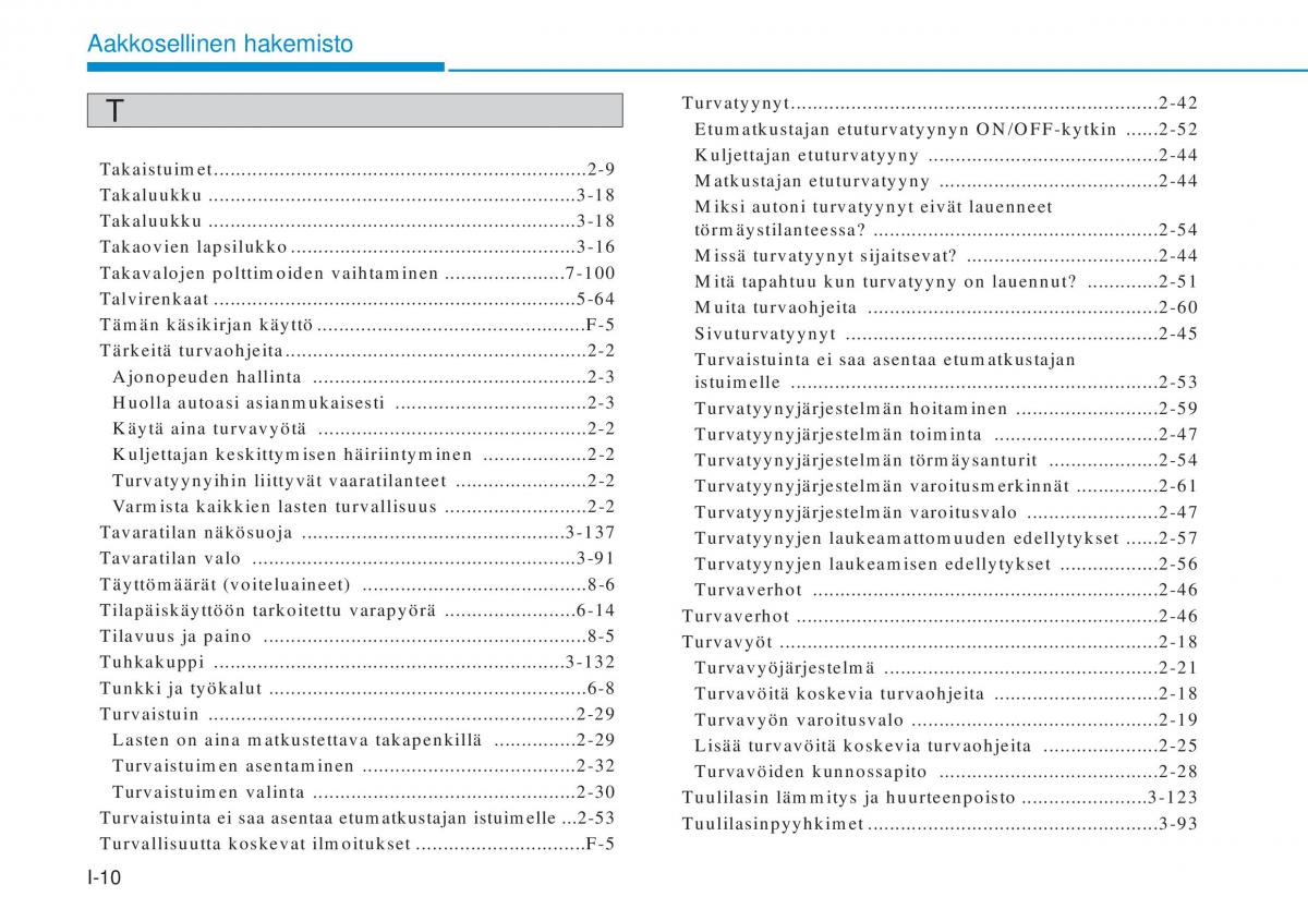 Hyundai i20 II 2 omistajan kasikirja / page 537