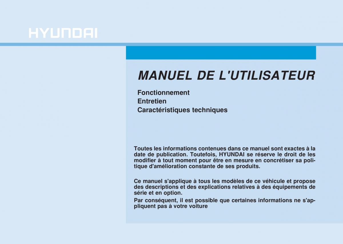 Hyundai i20 II 2 manuel du proprietaire / page 1