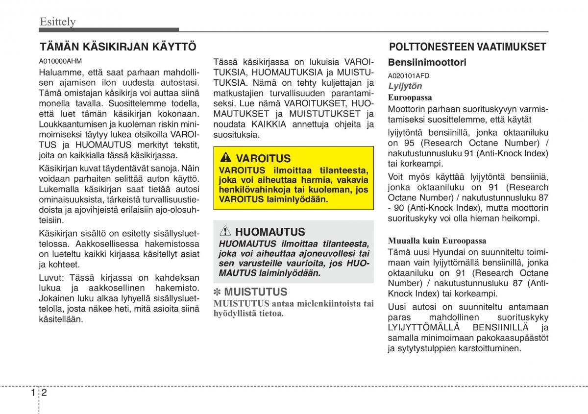 Hyundai i20 I 1 omistajan kasikirja / page 11