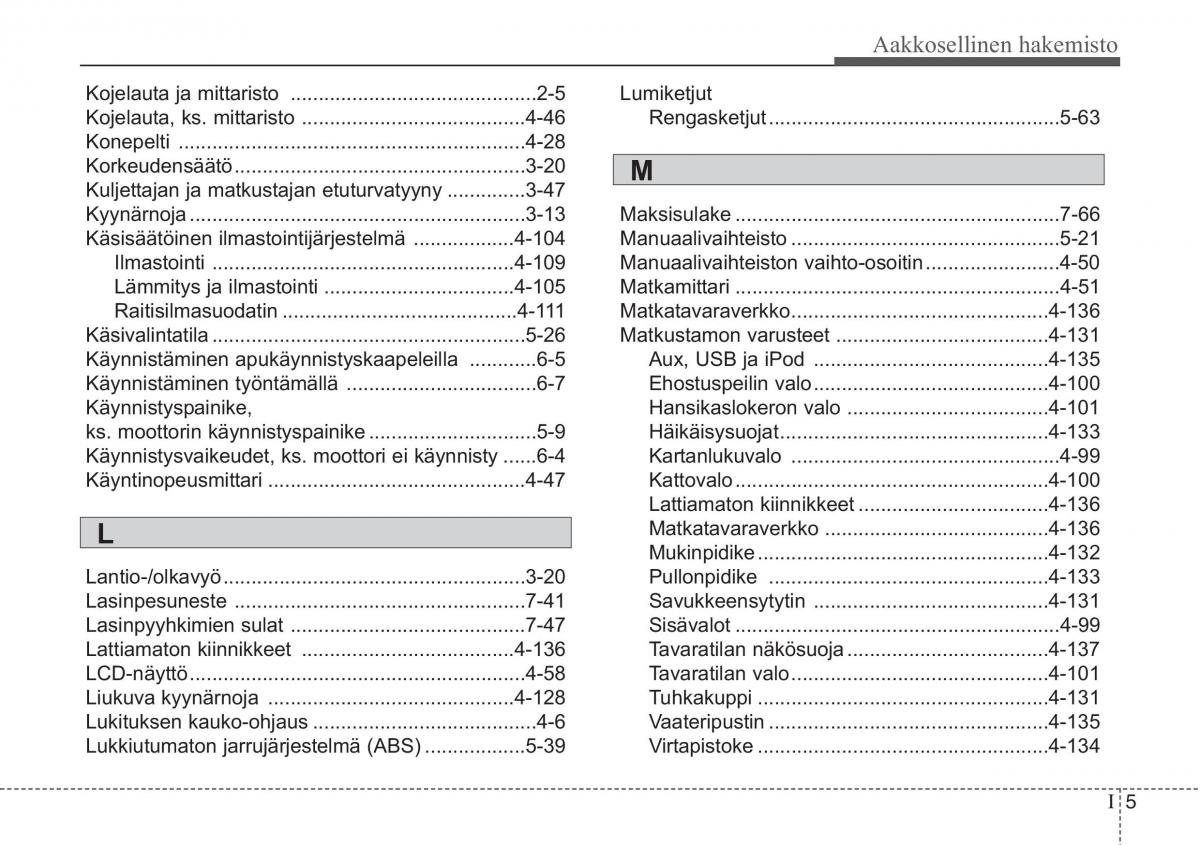 Hyundai i30 II 2 omistajan kasikirja / page 557