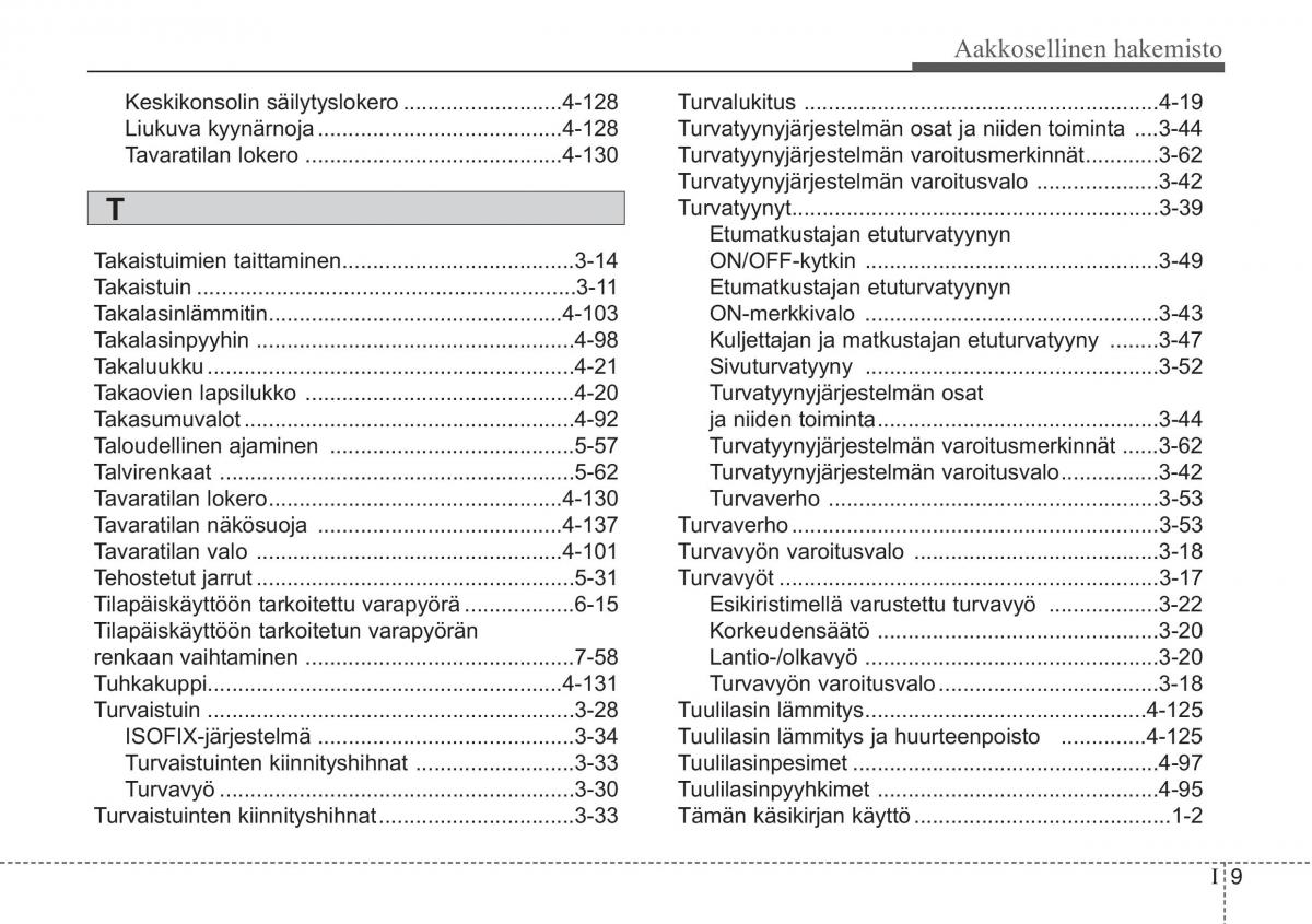 Hyundai i30 II 2 omistajan kasikirja / page 561