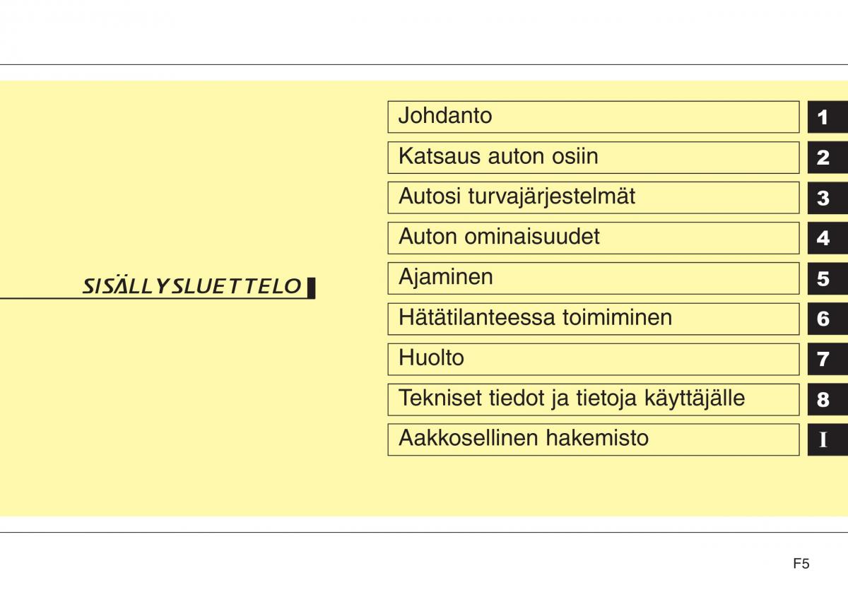 Hyundai i30 II 2 omistajan kasikirja / page 6