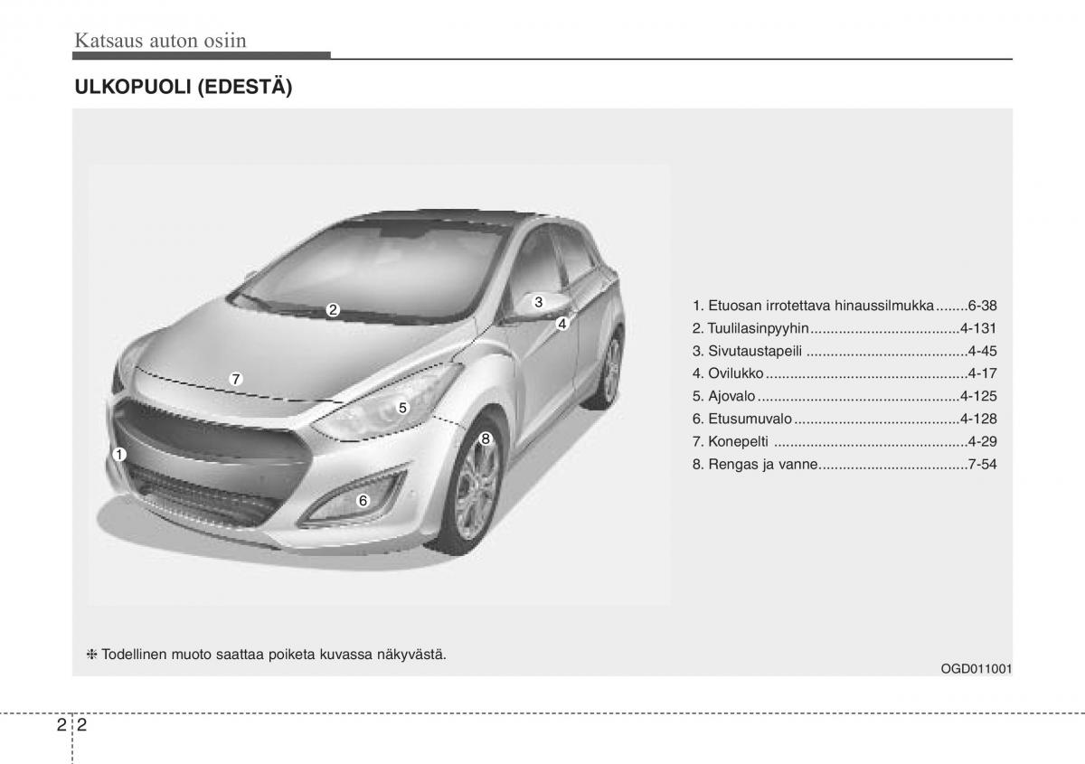 Hyundai i30 II 2 omistajan kasikirja / page 13