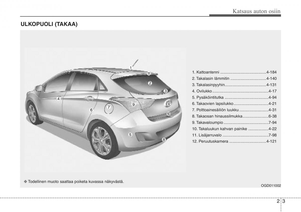 Hyundai i30 II 2 omistajan kasikirja / page 14