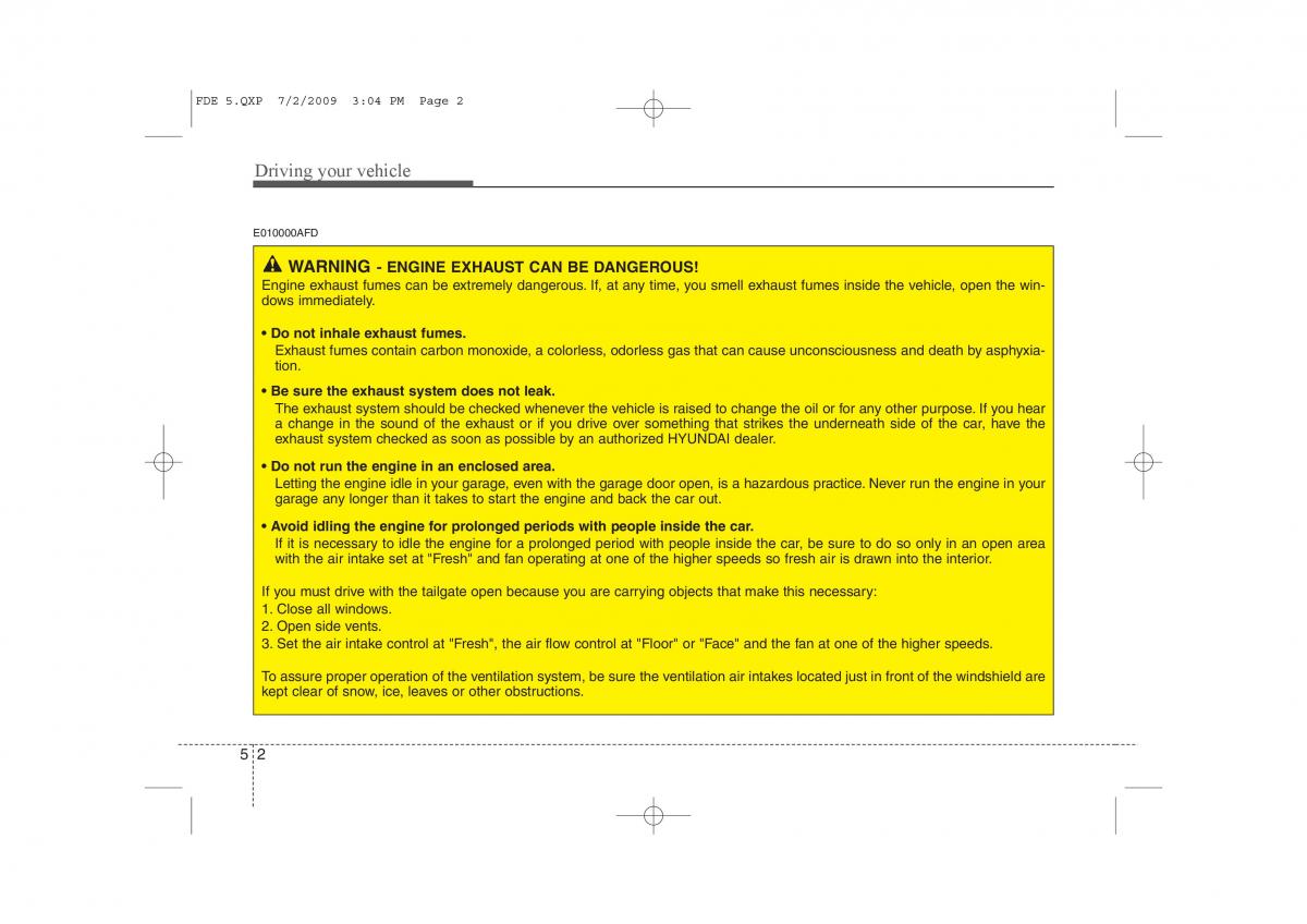 Hyundai i30 I 1 owners manual / page 242