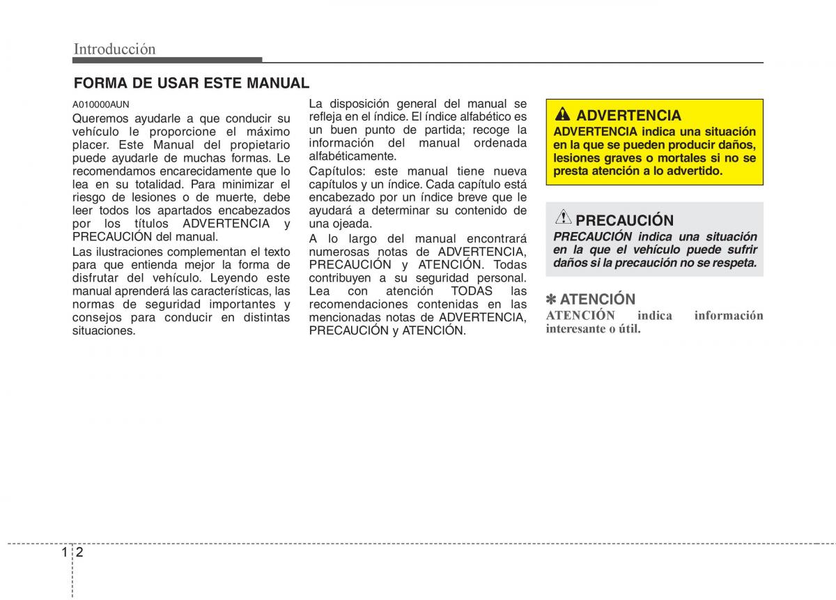 Hyundai i30 I 1 manual del propietario / page 9