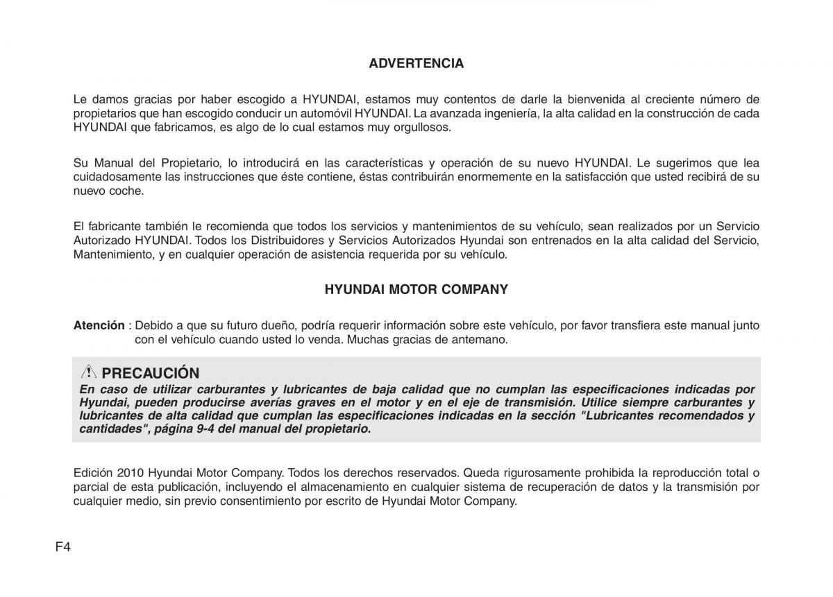 Hyundai i30 I 1 manual del propietario / page 4