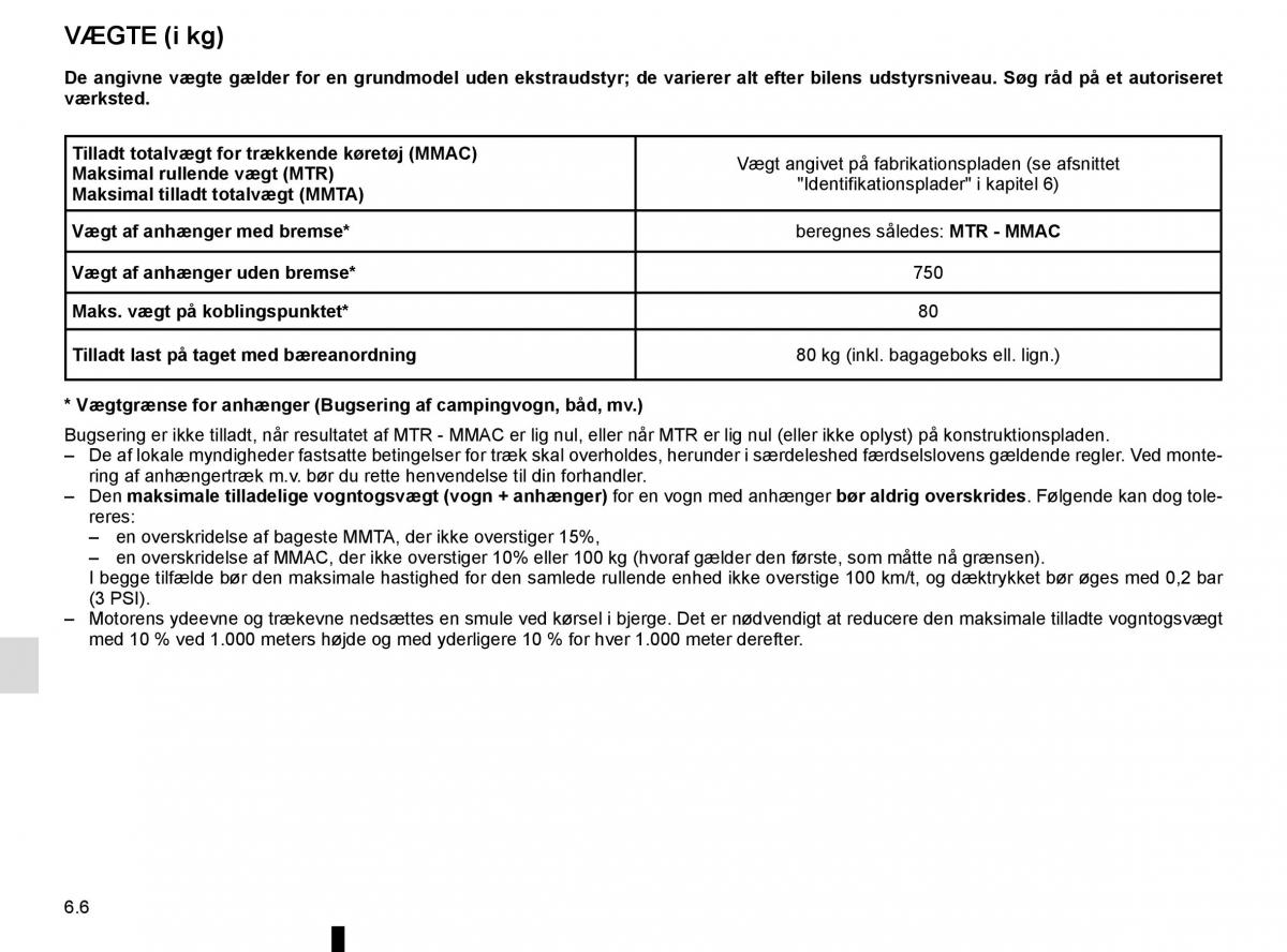 Renault Espace V 5 Bilens instruktionsbog / page 298