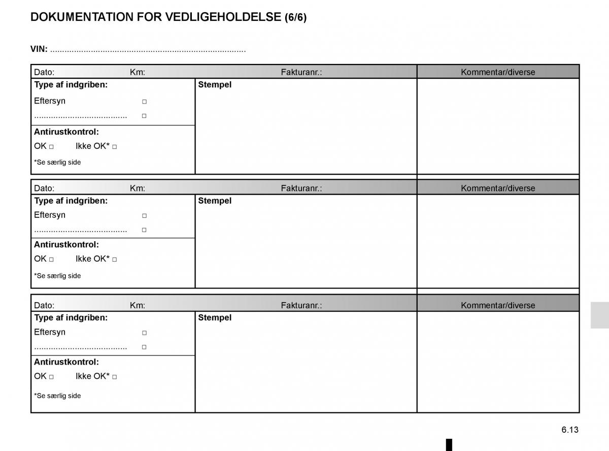 Renault Espace V 5 Bilens instruktionsbog / page 305