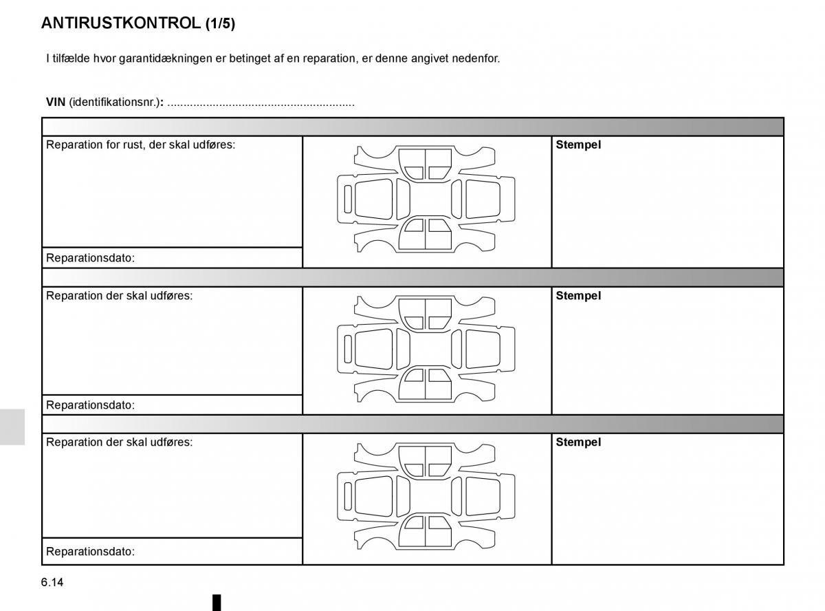 Renault Espace V 5 Bilens instruktionsbog / page 306