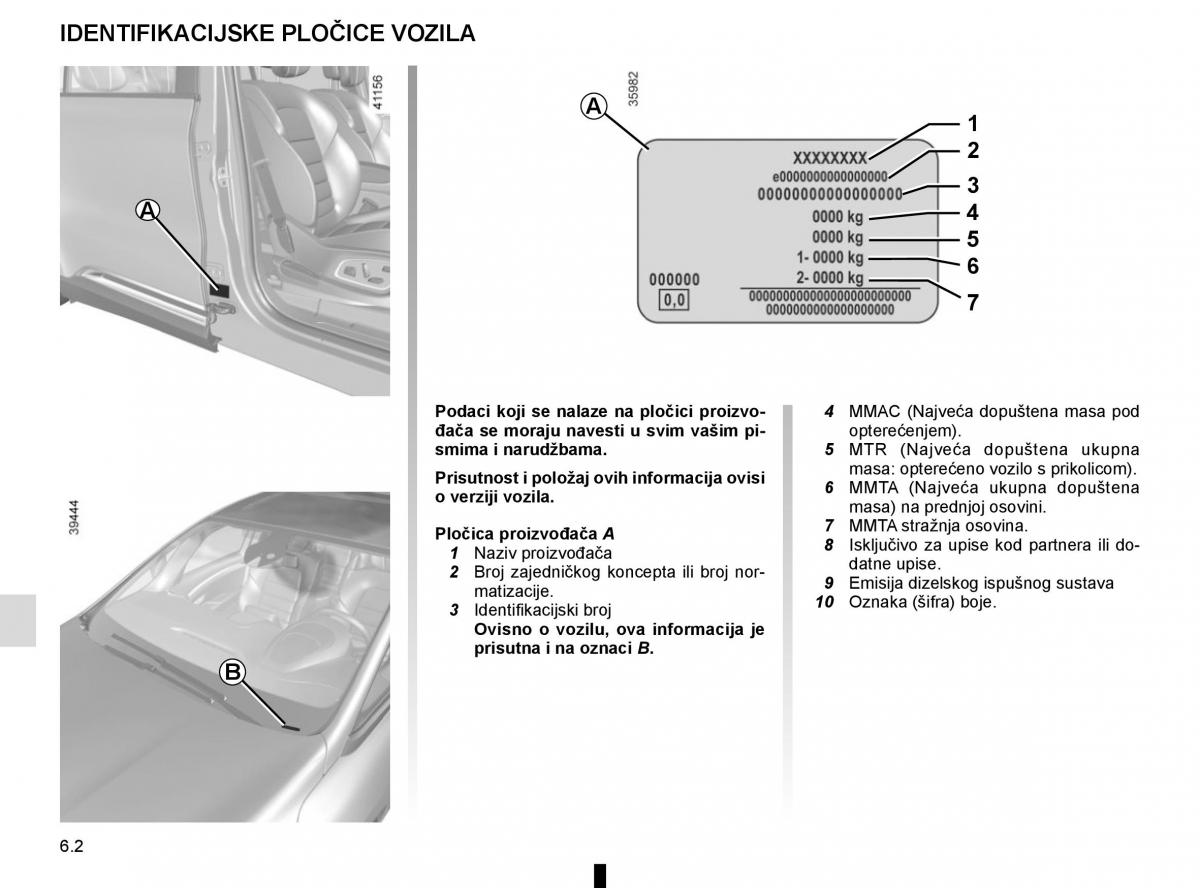 Renault Espace V 5 vlasnicko uputstvo / page 294