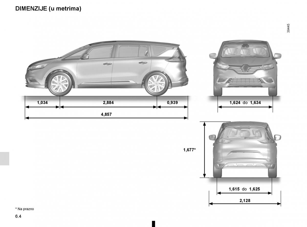 Renault Espace V 5 vlasnicko uputstvo / page 296