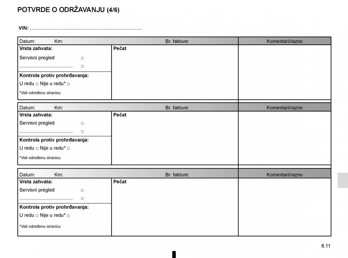 Renault Espace V 5 vlasnicko uputstvo / page 303