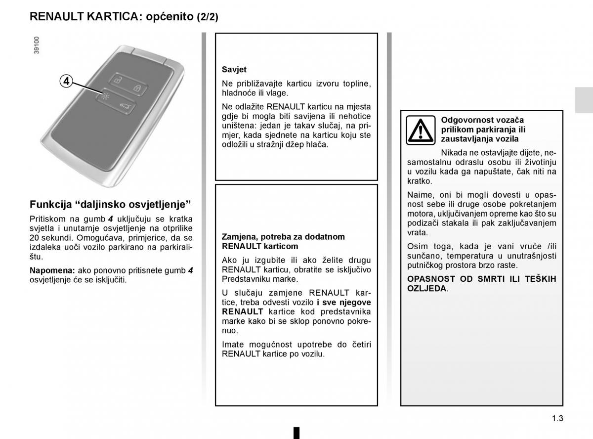 Renault Espace V 5 vlasnicko uputstvo / page 9